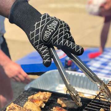 Peeps Extreme Heat BBQ Grilling Glove for Ultimate Safety