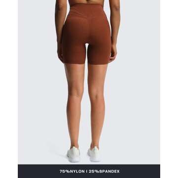 Aoxjox Trinity Workout Biker Shorts for Women