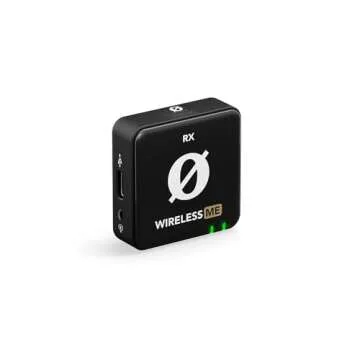 RØDE Wireless ME Dual Set Ultra-Compact Wireless Microphone System with Built-in Microphones, GainAssist Technology and 100m Range for Filmmaking, Interviews and Content Creation (Black)