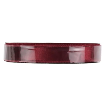 MEEDEE Burgundy Velvet Ribbon 25 Yards for Christmas Crafts