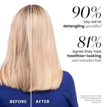 Tangle Teezer The Original Detangling Brush, Dry and Wet Hair Brush Detangler for All Regular Hair Types, Pink Fizz