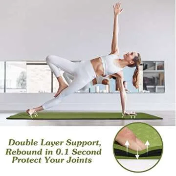 KOFFOTA Non Slip Yoga Mats - Eco Friendly Fitness Mat