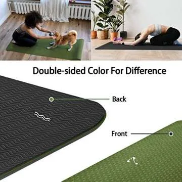 KOFFOTA Non Slip Yoga Mats - Eco Friendly Fitness Mat