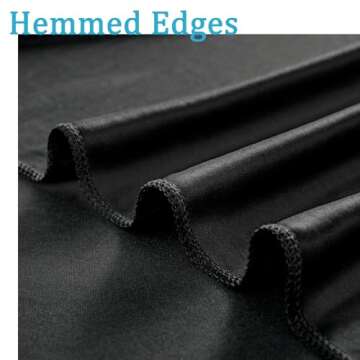 10ft Wrinkle Free Backdrop Curtains for Parties