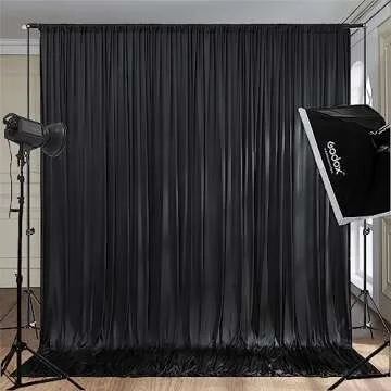10ft Wrinkle Free Backdrop Curtains for Parties