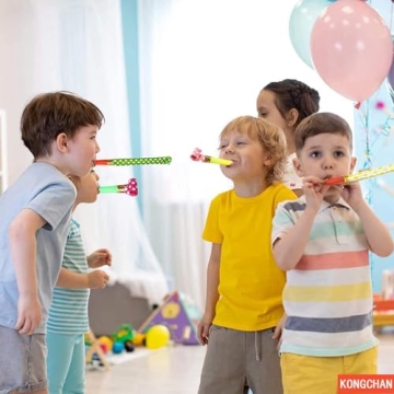 25pcs Colorful Party Blowers for All Occasions
