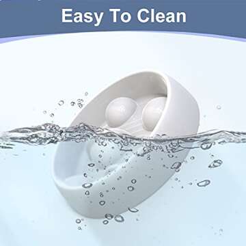 Elongated Design Slow Feeder Cat Bowl, Fun Interactive Bloat Stop Cat Feeder to Slow Down Eating, Anti Vomiting and Prevents Obesity Improves Digestion