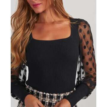 Trendy miduo Women's Knit Shirts for Every Occasion