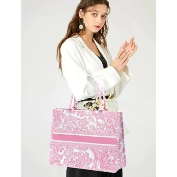 FENGJINRUHUA Stylish Large Capacity Tote Bag for Women