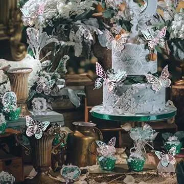 SAOROPEB 3D Butterfly Decor 48 Pcs for All Occasions
