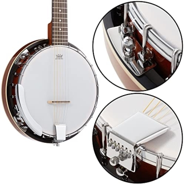 Affordable Ashthorpe 6-String Banjo for Every Musician