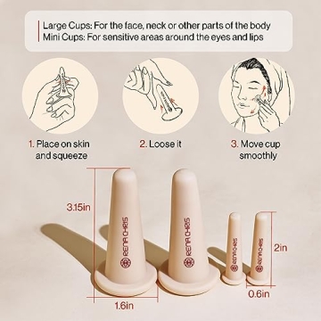 Rena Chris Facial Cupping Set for Skin Rejuvenation and Care