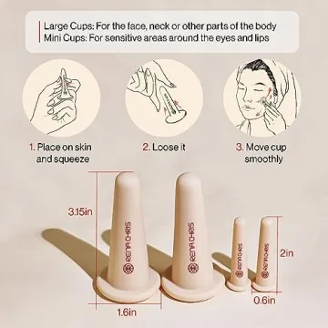 Rena Chris Facial Cupping Set for Skin Rejuvenation and Care