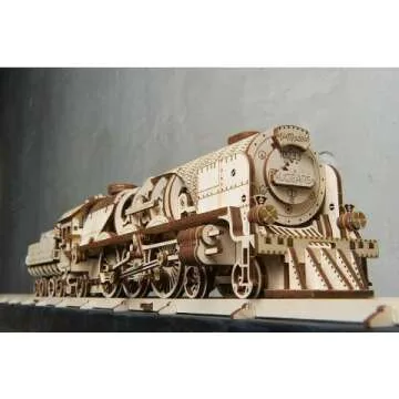 UGEARS V-Express Steam Train 3D Wooden Puzzle
