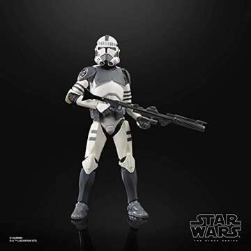 STAR WARS The Black Series Clone Trooper (Kamino) Toy 6-Inch-Scale The Clone Wars Collectible Action Figure, Kids Ages 4 and Up
