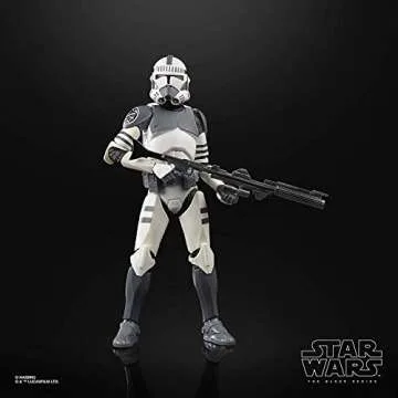 STAR WARS The Black Series Clone Trooper (Kamino) Toy 6-Inch-Scale The Clone Wars Collectible Action Figure, Kids Ages 4 and Up