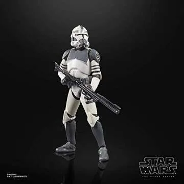 STAR WARS The Black Series Clone Trooper (Kamino) Toy 6-Inch-Scale The Clone Wars Collectible Action Figure, Kids Ages 4 and Up