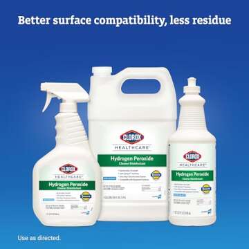 Clorox Healthcare Hydrogen Peroxide Cleaner Spray, 32 Fl Oz (Package May Vary)