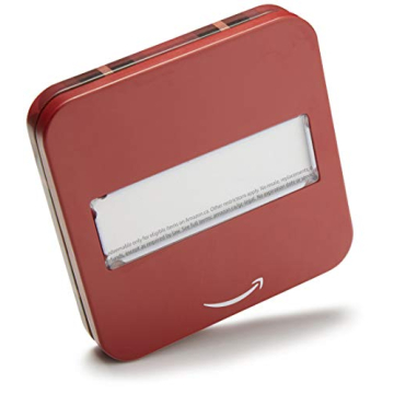 Amazon Gift Card in Tartan Plaid Tin for Holidays