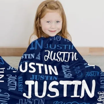 Personalized Cozy Blanket for All Ages with Custom Name