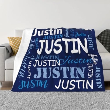Personalized Cozy Blanket for All Ages with Custom Name