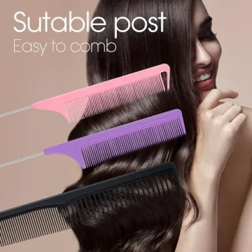 3Pcs Metal Pin Combs Set for Effortless Hair Styling