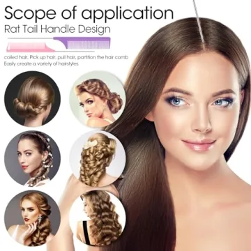 3Pcs Metal Pin Combs Set for Effortless Hair Styling