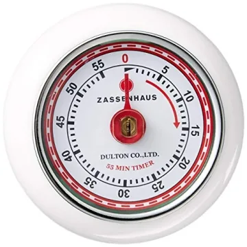 Zassenhaus Magnetic Retro Kitchen Timer for Every Cook