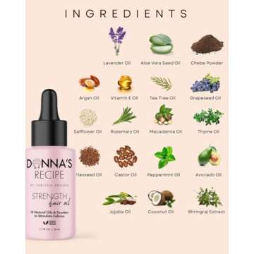 Donna's Recipe by Tabitha Brown Strength Hair Oil