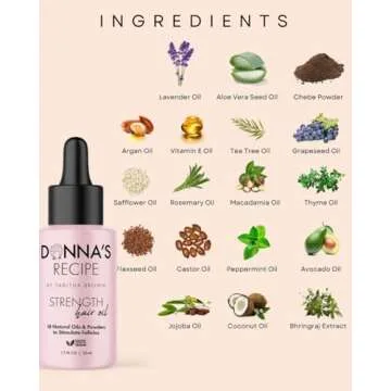 Donna's Recipe by Tabitha Brown Strength Hair Oil
