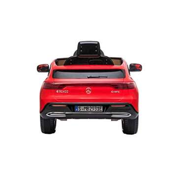 Dakott Mercedes Benz EQC 400 4Matic Crossover Ride On SUV for Kids, 12V Battery Powered Chevy Camaro w/Parent Remote Control, Horn, Music & Headlights Taillights.