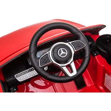 Dakott Mercedes Benz EQC 400 4Matic Crossover Ride On SUV for Kids, 12V Battery Powered Chevy Camaro w/Parent Remote Control, Horn, Music & Headlights Taillights.