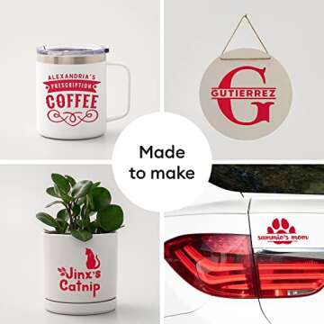 Cricut Permanent Vinyl Roll - Durable & Weather Resistant