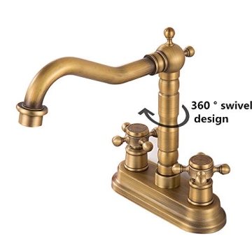 Gecious Antique Brass Faucet: Elegant and Durable Design