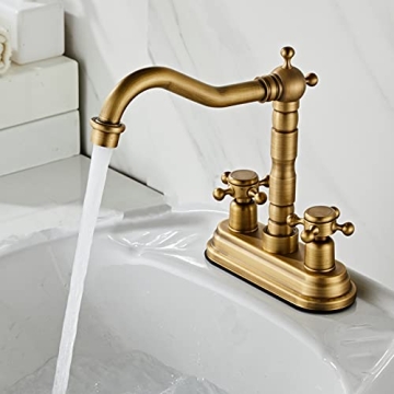 Gecious Antique Brass Faucet: Elegant and Durable Design