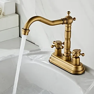 Gecious Antique Brass Faucet: Elegant and Durable Design