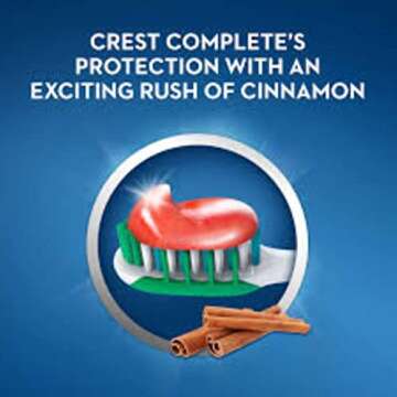 Crest Complete Cinnamon Rush 5.4 Ounce (3 Pack)
