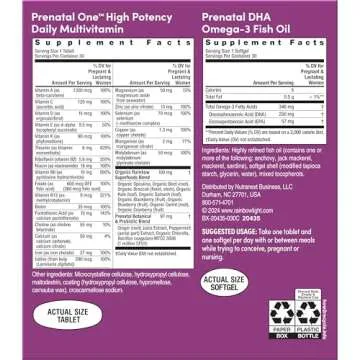 Rainbow Light Prenatal Daily Duo Multivitamin Kit - For Mom and Baby Health