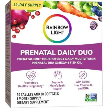Rainbow Light Prenatal Daily Duo Multivitamin Kit