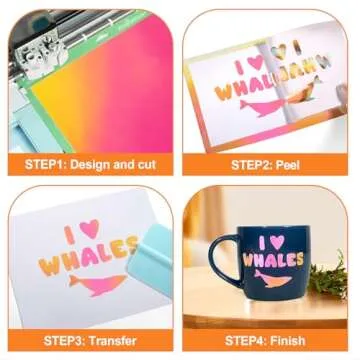 TECKWRAP Holographic Vinyl Bundle for DIY Crafts
