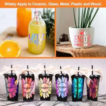 TECKWRAP Holographic Vinyl Bundle for DIY Crafts