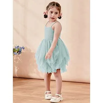 Toddler Tutu Dress in Dusty Blue for Parties and Photoshoots