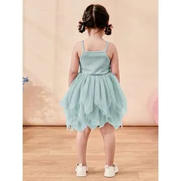 Toddler Tutu Dress in Dusty Blue for Parties and Photoshoots