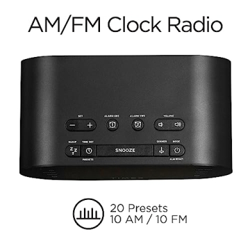 Timex T231G Dual Alarm Clock Radio with AUX and Alarms