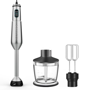 GAVSTO Immersion Blender Powerful Versatile 1000 Watts