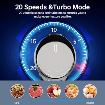 GAVSTO Immersion Blender Powerful Versatile 1000 Watts