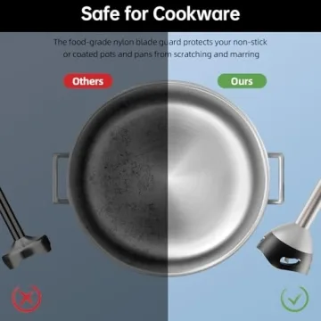 GAVSTO Immersion Blender Powerful Versatile 1000 Watts