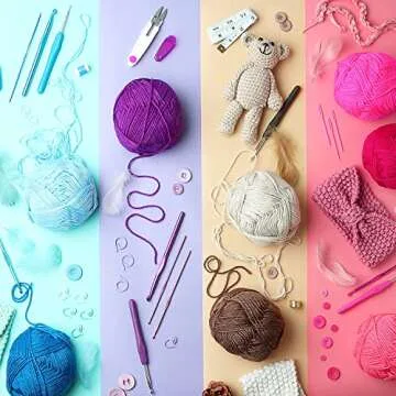 Premium 73 Piece Crochet Kit for Beginners and Kids