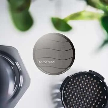 AeroPress Stainless Steel Reusable Filter - Metal Coffee Filter for AeroPress Standard Coffee Makers, 1 Pack, 1 Filter