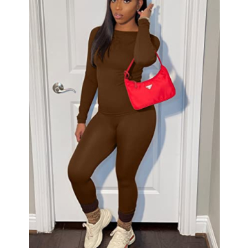 BORIFLORS Women's Stretchy Tracksuit for All Occasions